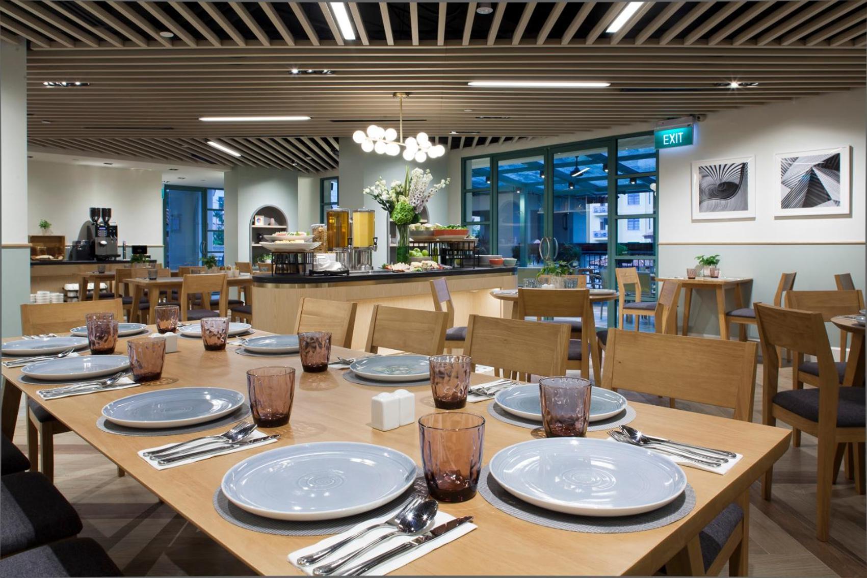 Fraser Place Robertson Walk Singapore Buitenkant foto The dining room at the new building